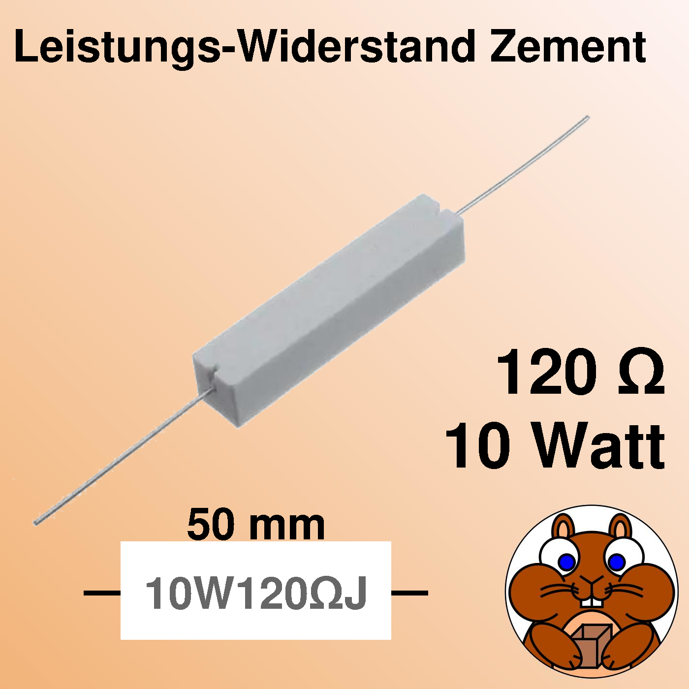 PATIKIL 4,7 Ω Widerstand – 10 Stück, 5 W Keramik-Zement, ±5 %, Für Adapter, PC, TV & Platinen